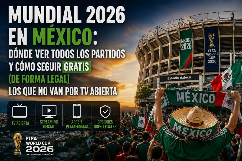 Aficionados mexicanos viendo el Mundial de fútbol 2026