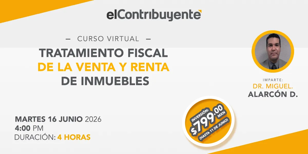 Banner del Taller de Renta y Venta de Inmuebles
