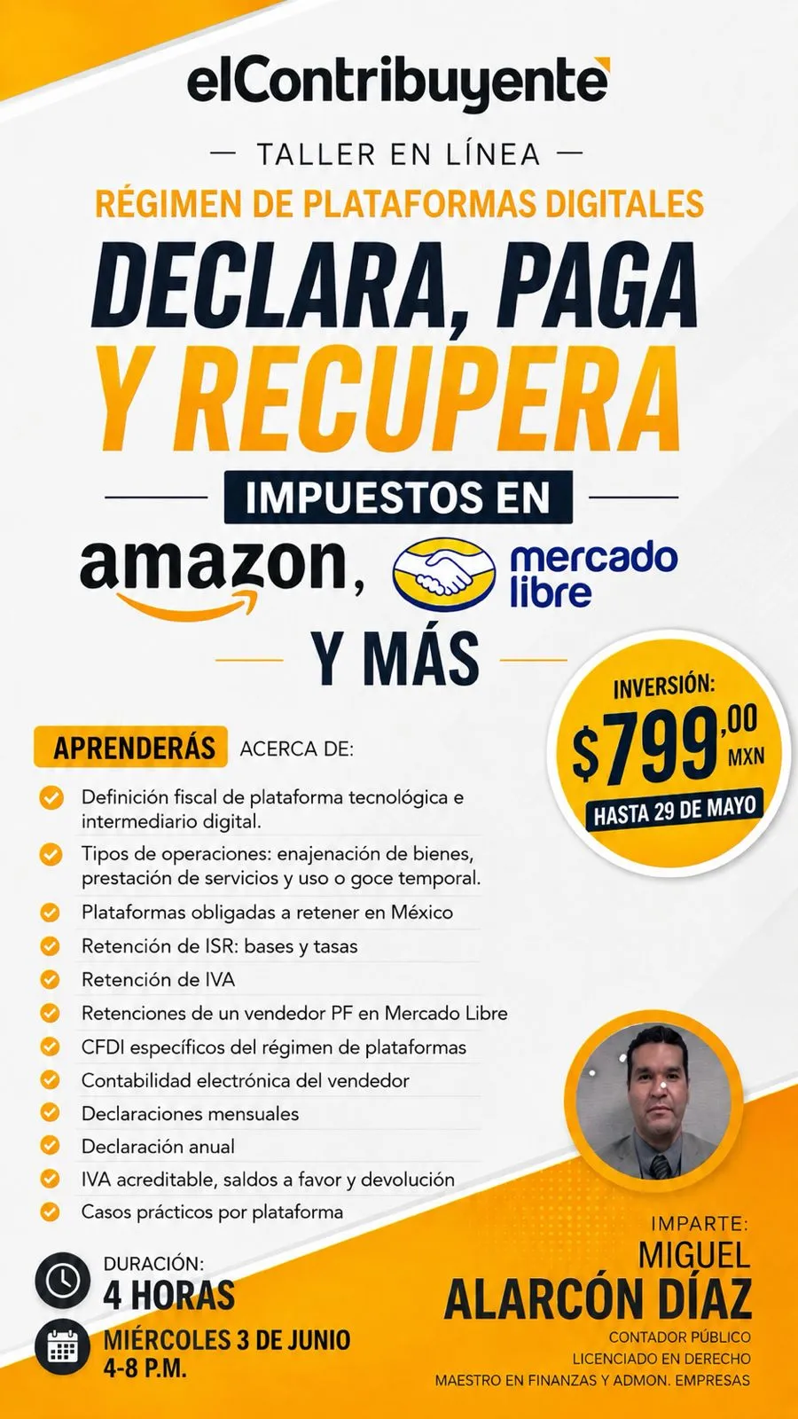 Temario del Taller de Plataformas Digitales